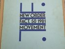 NEW ORDER – Movement 12” LP 1981 early pressing UK  vinyl Record Factory FACT 50