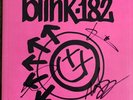 BLINK 182 ONE MORE TIME SIGNED Vinyl Black AUTOGRAPHED DELONGE BARKER HOPPUS LP