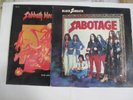 2 disques vinyle LP 33 tours de Black Sabbath Sabotage et Sabbath bloody Sabbath