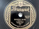 Banjo Ikey Robinson Brunswick 7052 Rockpile Pizen Tea Blues 78 RPM Jazz Record