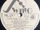 Festival Swing 1942 Django Reinhardt, Michel Warlop 78 RPM 12