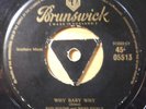 Red Sovine - Why Baby Why / Sixteen Tons - Used Vinyl Record 7 - Z6997z