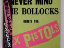 SEX PISTOLS NEVER MIND THE BOLLOCKS, HERE'S VIRGIN 25VB1068 JAPAN PROMO OBI LP