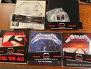 HUGE METALLICA LOT FIRST 5 ALBUMS  Kill Ride Master Justice Black 45RPM 2&4 Disc