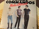 Suicide Commandos - Make A Record LP - Blank VG+ Vinyl Punk Record