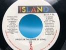 U2 / Pride 45. Tested. Island 99704 Rare Promo