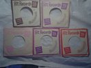 5 VINTAGE HIT RECORDS 39 CENT SLEEVES *45 SLEEVE ONLY,Top Ten Tunes,music is fun