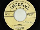 R&B 45 - Bobby Mitchell & the Toppers - I Cried/I'm In Love - Imperial