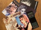 MADONNA - FIVE PICTURE SLEEVES ONLY, NEAR MINT