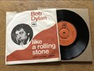 Bob Dylan Like A Rolling Stone Rare Danish Mono Vinyl 7” Single 1965
