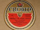 two Paddy Killoran (& Paddy Sweeney) Decca, Crown labels Irish reels jigs 78rpm