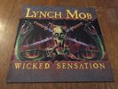 LYNCH MOB Wicked Sensation LP Vinyl 1990 RARE w/Printed OIS George Lynch Dokken