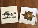 Michael Jackson Belt Buckle Bad Tour Version No Promo no signed