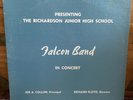 The Richardson Junior High School Falcon Band In Concert LP - Private Press VG++