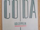 Led Zeppelin Coda Original 1982 First Press LP  Embossed Cover NM Vinyl.