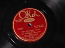 Louis Armstrong & His Sebastian New Cotton Club Orch. OKEH 41442 PRE WAR JAZZ 78