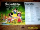 WALT DISNEY ( SNOW WHITE ) ORIG 1987 VINYL DISNEY U.S. LP w/ laminated cover NM-