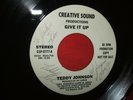 Northern Soul modern soul boogie TEDDY JOHNSON - GIVE IT UP - CREATIVE SOUND