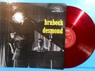 THE DAVE BRUBECK QUARTET BRUBECK DESMOND LP 1956 MONO RED VINYL VG+/VG++ A