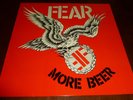 FEAR 33 RPM LP MORE BEER PUNK ROCK ORIGINAL PRESS ENIGMA/RESTLESS 1985