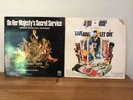 On Her Majesty’s Secret Service Live and Let Die Vinyl LP SOUNDTRACKS James Bond