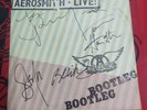 Aerosmith Signed Live Bootlwg LP