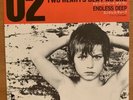 U2 Two Hearts Beat As One/endless Deep,rare 1983 Japanese  7” Single