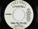 Northern Soul Funk 45 - Lou Edwards - Talkin' 'Bout Poor Folks - Columbia - VG+