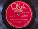 Okeh 45250 Herschel Brown Boys HOME BREW PARTY 1928  78rpm COUNTRY EE+/EE-