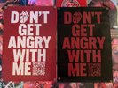 Rolling Stones Promo Posters For Angry Vinyl Hackney Diamonds Black & Red Pair
