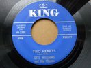 OTIS WILLIAMS CHARMS 45 'TWO HEARTS' USA KING HOT 1954 R&B STROLLER 1961 RE VG++