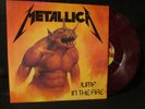 METALLICA Jump In The Fire + 2 LIVE 1983 RED VINYL 12