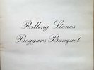 THE ROLLING STONES LP - BEGGARS BANQUET - Decca UK 1968 - VG(+)