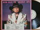David Allan Coe 1978 White Label PROMO Greatest Hits LP Gold Stamp VG+/VG+ HTF