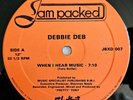 FREESTYLE - DEBBIE DEB - WHEN I HEAR MUSIC - JAM PACKED / BLACKOUT IMPORT OG