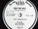 Blues 78 TINY BRADSHAW Walk That Mess KING 4427 E+/E vinyl wlp HEAR 1008