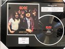 HIGHWAY TO HELL / AC/DC 1979 ATLANTIC LP SD 19244 FRAMED WALL ART Custom Rock
