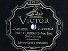 Jazz 78 JOHNNY DODDS ORCHESTRA Sweet Loraine VICTOR V-38038 E+ HEAR 1089
