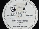 Blues 78 LIGHTNIN' HOPKINS Sick Feelin' Blues HERALD H-436 vinyl wlp HEAR 1123