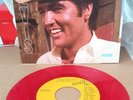 ELVIS PRESLEY PROMO 45 - PB-12158 GUITAR MAN - RARE RED VINYL  -STEREO/MONO MINT