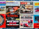 8 HOT ROD & SURF Albums CAR RACING DRAGSTERS DEUCE COUPES HONDA DRAG STRIPS