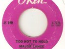MAJOR LANCE Too Hot To Hold OKEH CHICAGO NORTHERN SOUL USA 45