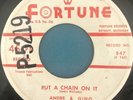 Andre Williams & Gino Parks Put A Chain On It 45 Rare Soul Fortune Records
