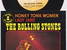 The ROLLING STONES * Honky Tonk Women b/W Lady Jane * 1972 Belgian REISSUE 45 *