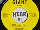MI Vietnam Country Weeper Forrest Green 45 OWEN & PAUL THE DRIFTERS on GIANT