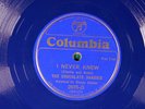 BLUE WAX  Chocolate Dandies / CHICK WEBB COLUMBIA 2875 E+ PRE WAR JAZZ 78