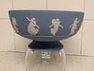 WEDGEWOOD BLUE JASPER WARE LARGE BOWL.