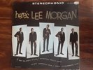 LEE MORGAN Here's Lee Morgan LP Vee Jay DG Stereo Clifford Jordan Art Blakey