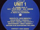 Unit 1 (Wax Doctor & Alex Reece)  - Theme - Creative Wax - 1994 Dark Jungle EP