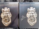 SIGNED Mark Lanegan Somebody's Knocking 2 LP BLUE vinyl with print QOTSA